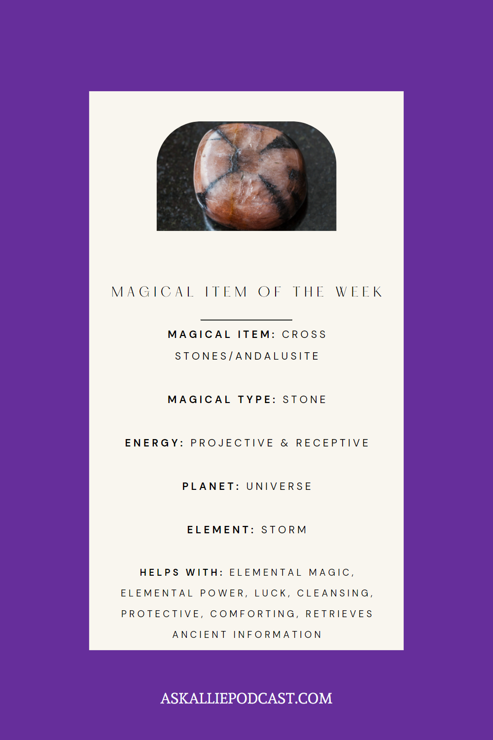 USE THIS ONE STONE magical item of the week