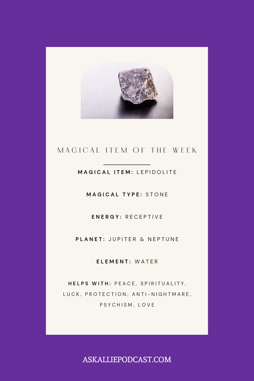 USE THIS ONE STONE magical item of the week