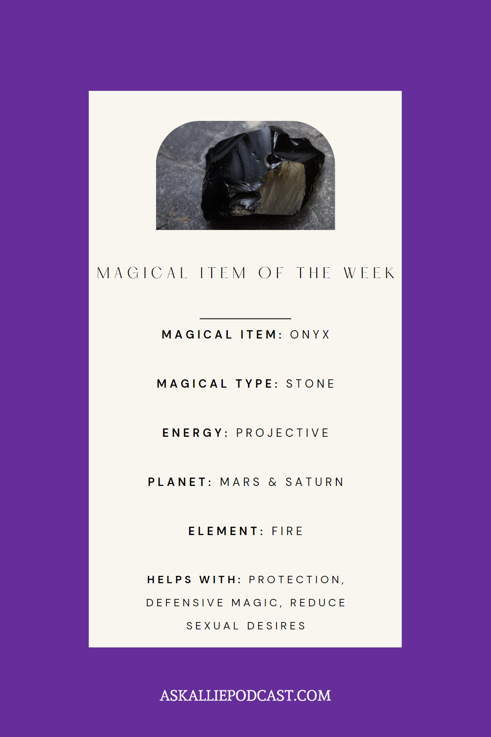 USE THIS ONE STONE magical item of the week