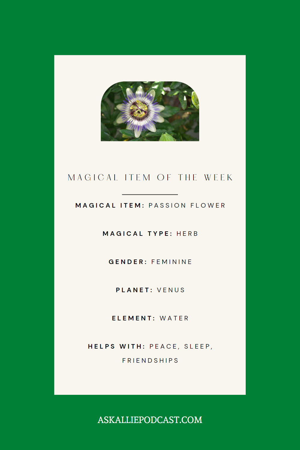 herbal magical item of the week