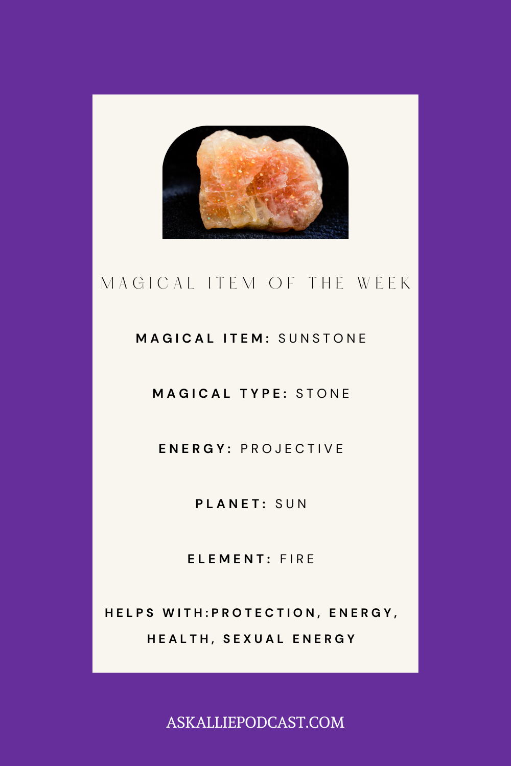 USE THIS ONE STONE magical item of the week
